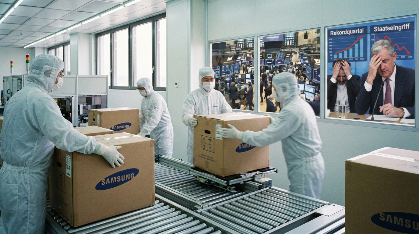 Gewaltiger Ertragssprung bei Samsung: KI-Infrastruktur sorgt für Rekordquartal